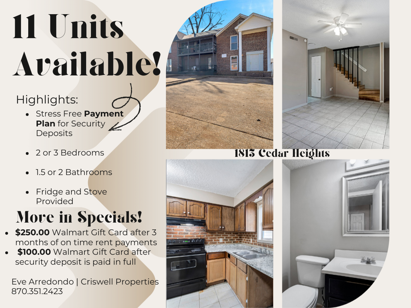 Jonesboro Apartment: 1803-1835 Cedar Heights Dr.