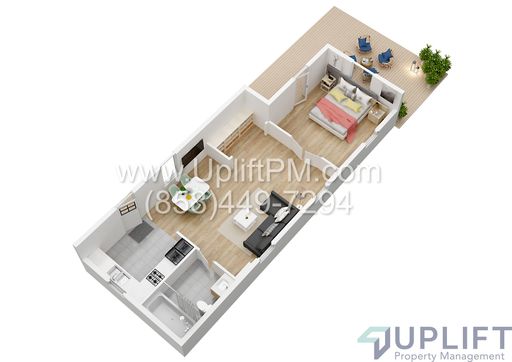 1BR/1BA IN CHEROKEE POINT – photo 1