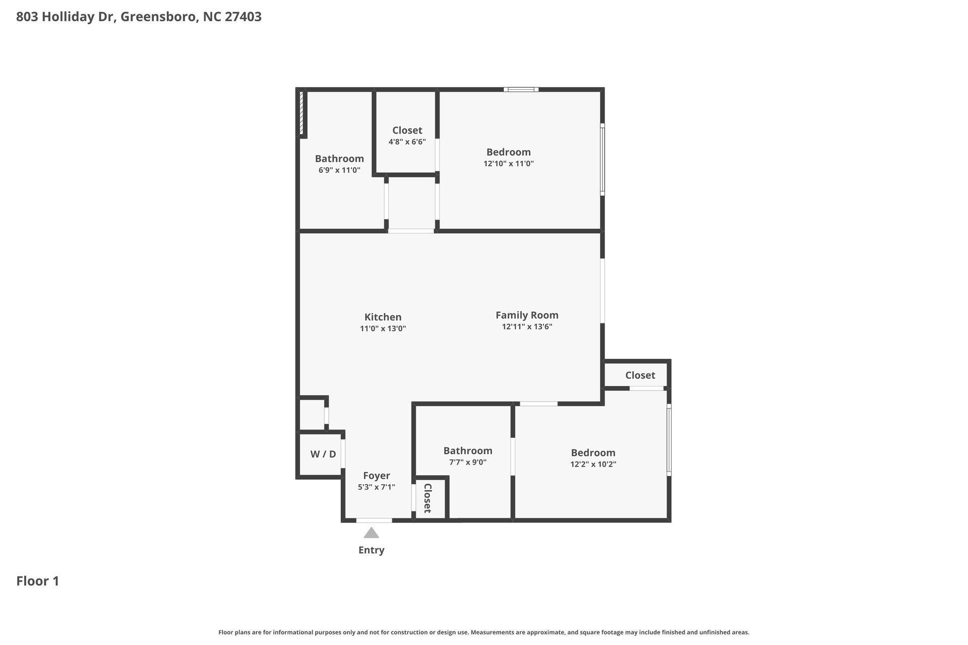 Greensboro Apartment: 803 Holliday Drive