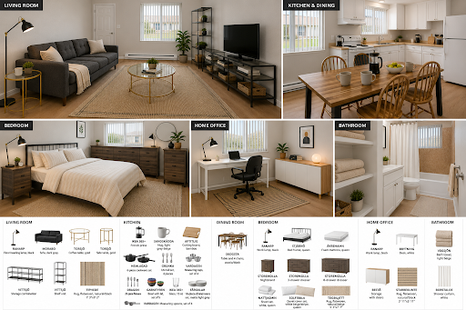 FURNISHED 3 bed 1 bath + Short Term Options Available + Laundry Onsite – photo 1