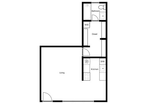 Top Floor Stylish Studio Apartment on Capitol Hill! – photo 1