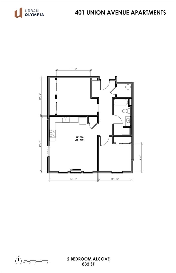 Olympia Apartment: 401 Union Ave SE
