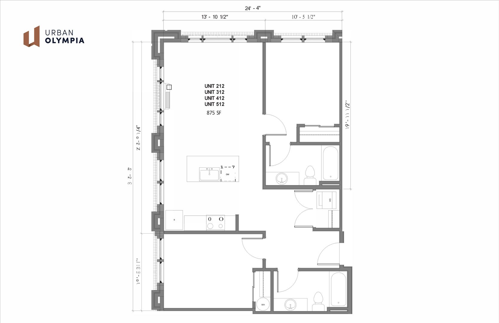 Olympia Apartment: 120 Water St. NW