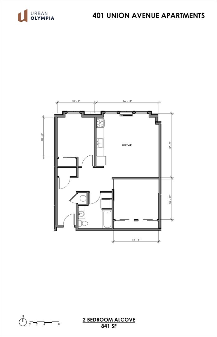Olympia Apartment: 401 Union Ave SE