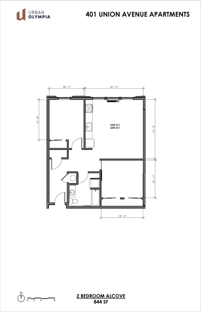 Olympia Apartment: 401 Union Ave SE