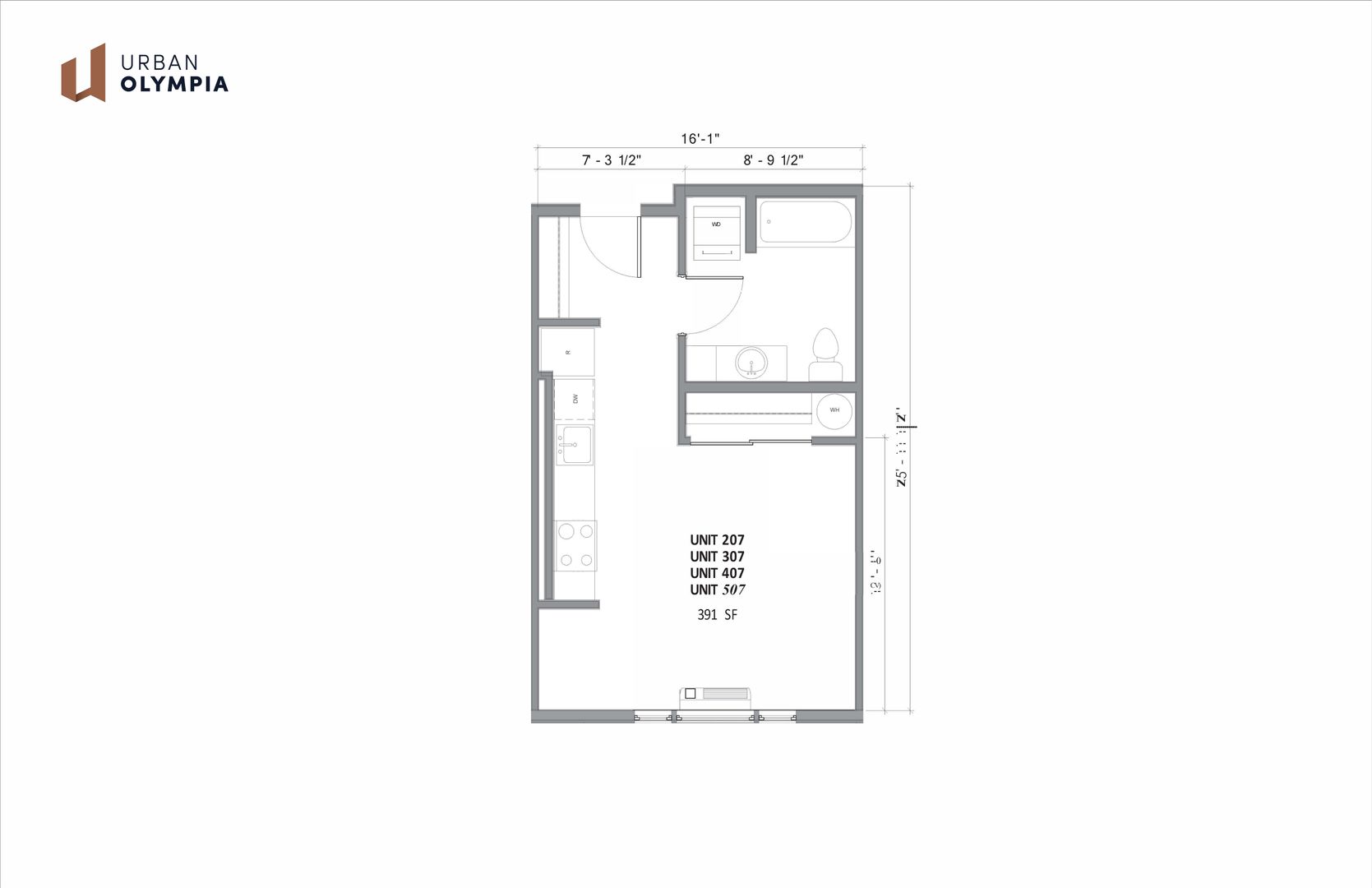 Olympia Apartment: 120 Water St. NW