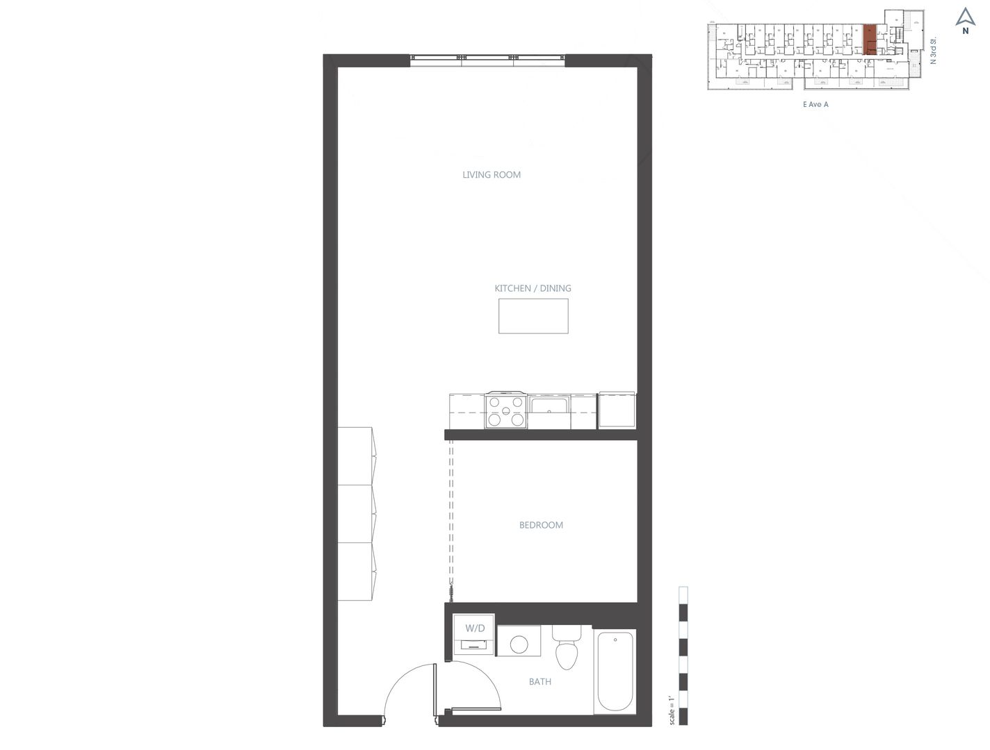 Bismarck Apartment: 500 N 3rd St