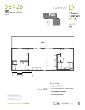 Top Floor, Private Terrace, Two Bedrooms — Unit 410 is the One You've Been Waiting For – photo 1