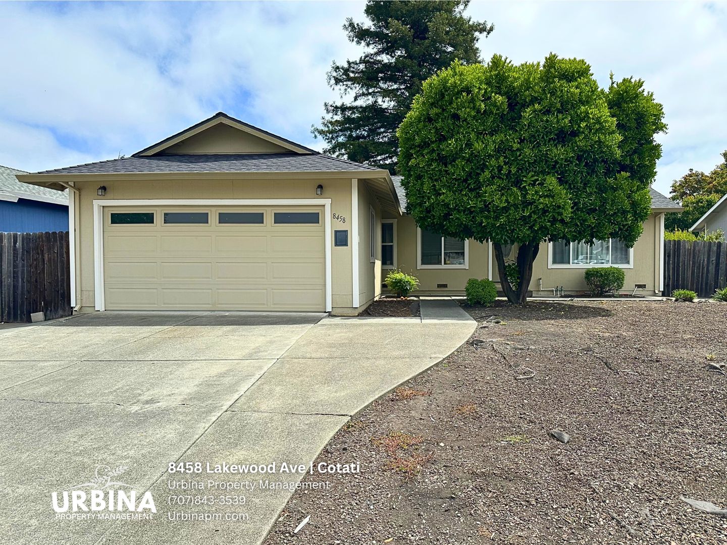 Cotati House: 8458 Lakewood Avenue
