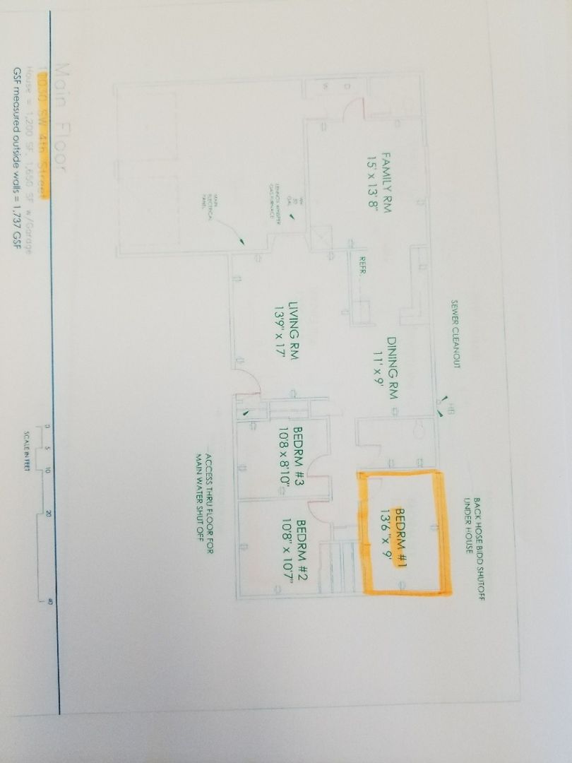 Portland Apartment: 10300 SW Fourth Avenue - Room 1