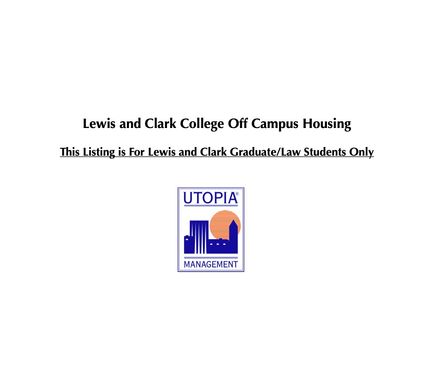 Lewis & Clark Graduate/Law Students ONLY – photo 1