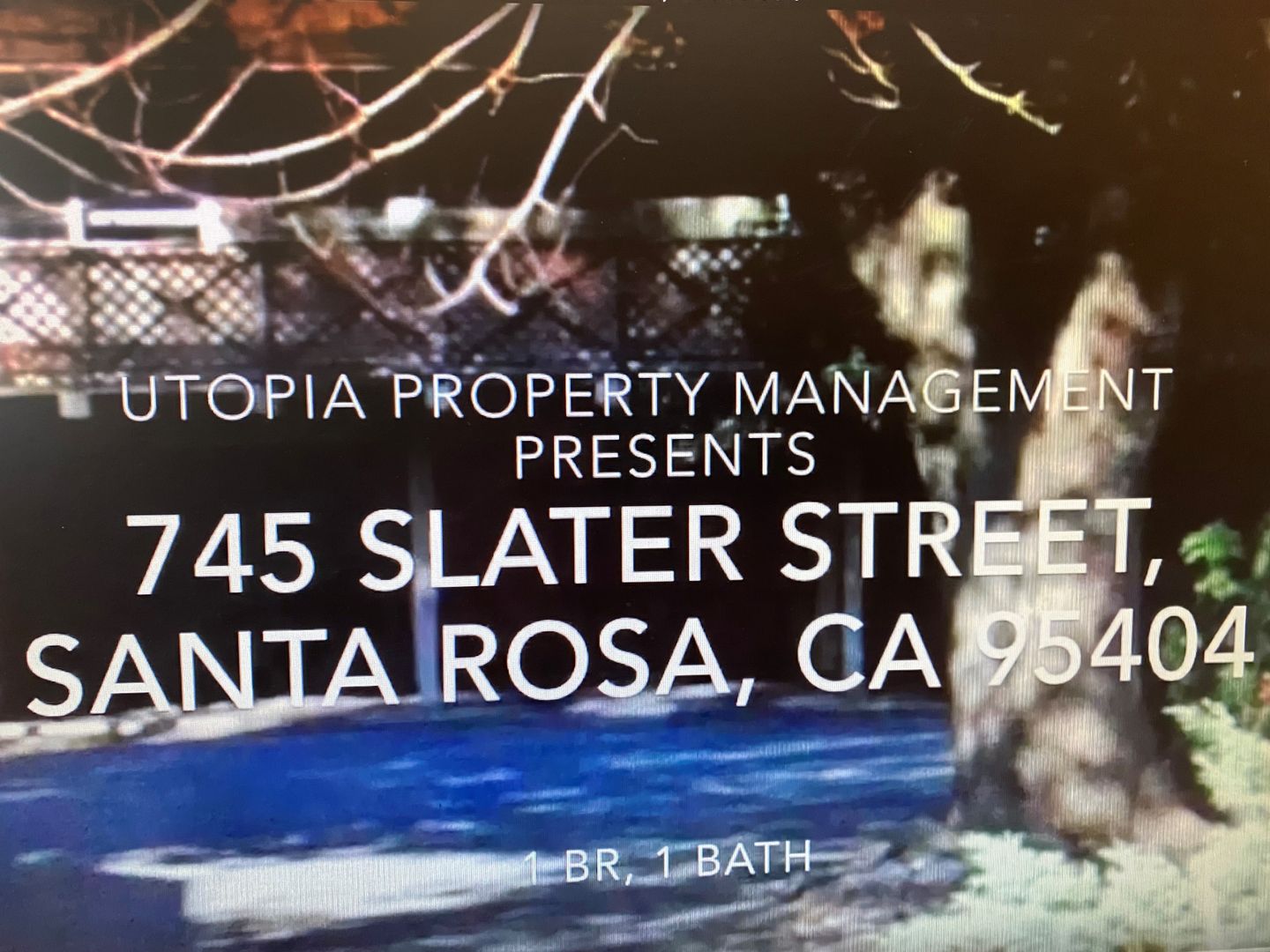Santa Rosa Apartment: 745 Slater Street #8