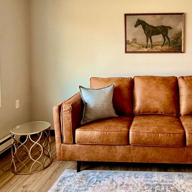 Furnished beautifully renovated 1-bedroom, 1-bathroom apartment.