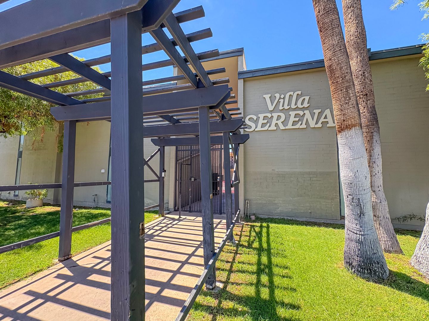 Building exterior at Villa Serena.