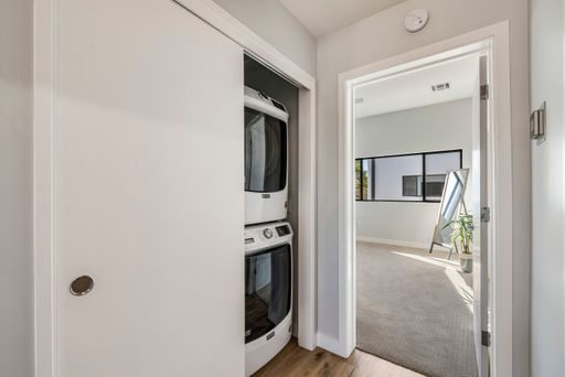 In-home laundry area — representative home at Halcyon on Cheery Lynn.
