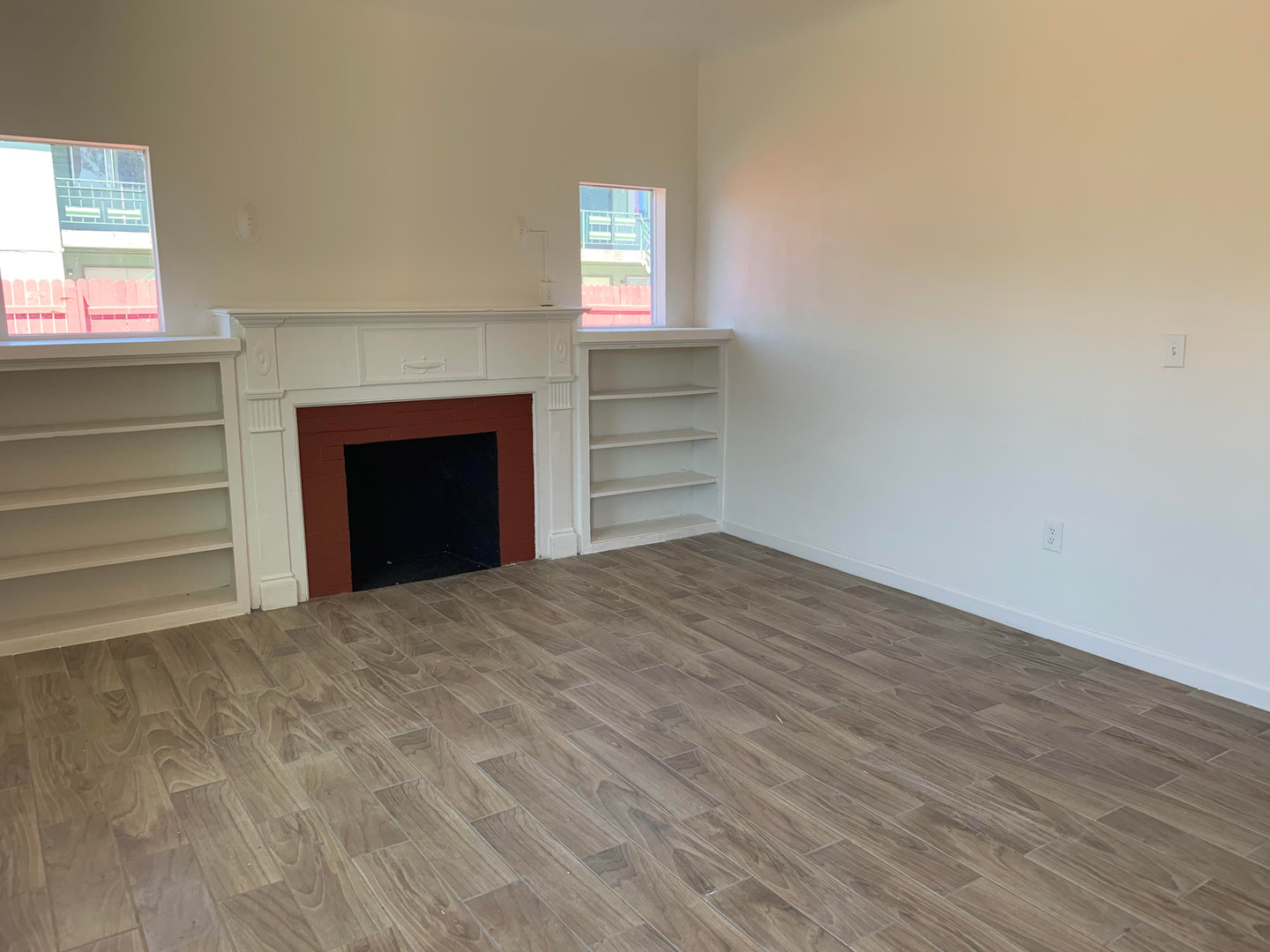 Unfurnished apartment interior at Highland West Casitas.