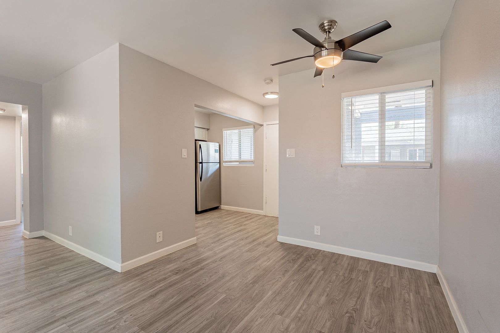 Unfurnished apartment interior at 301 Courtyard Living.