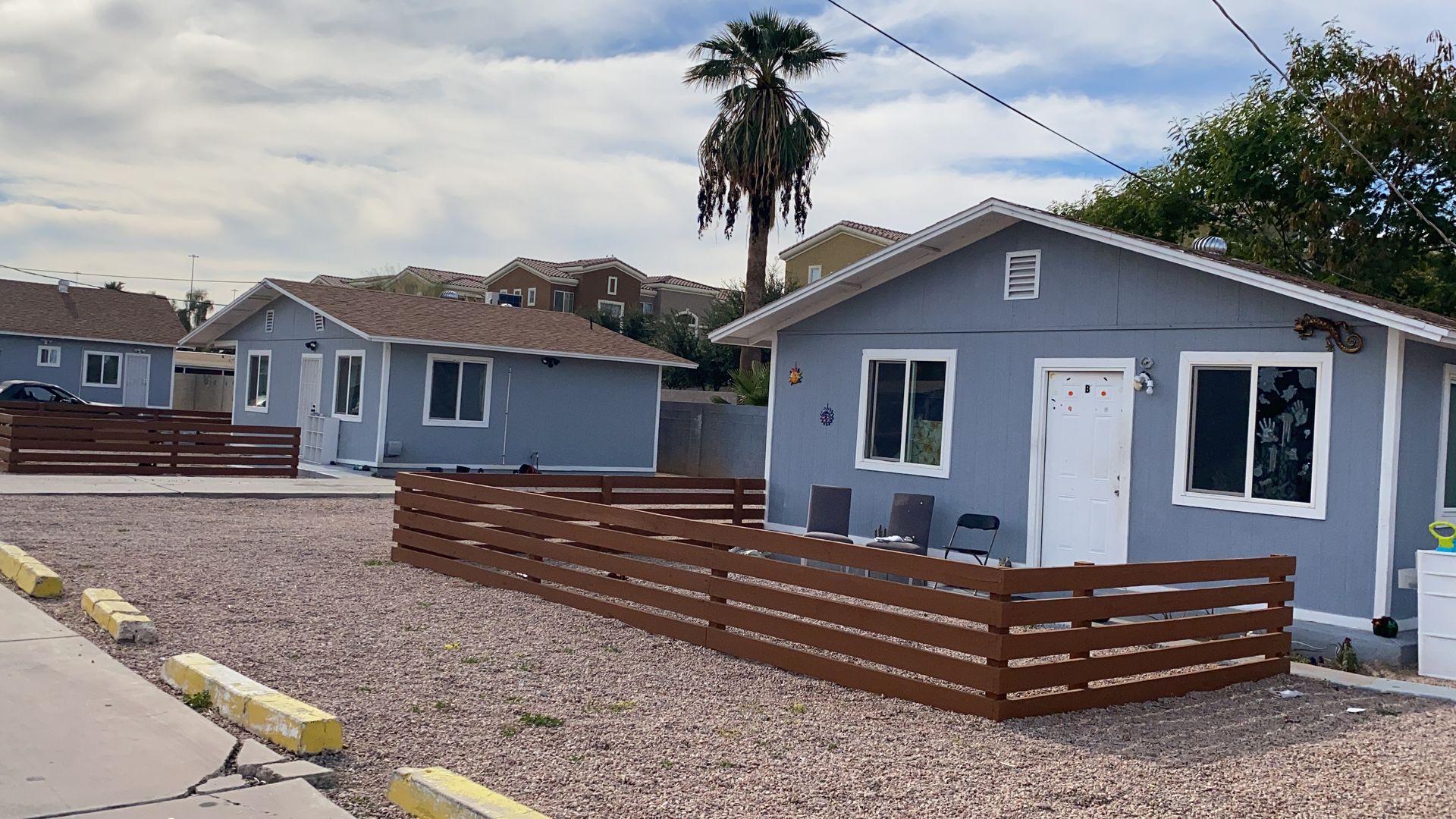 Building exterior at Turney Cottages.