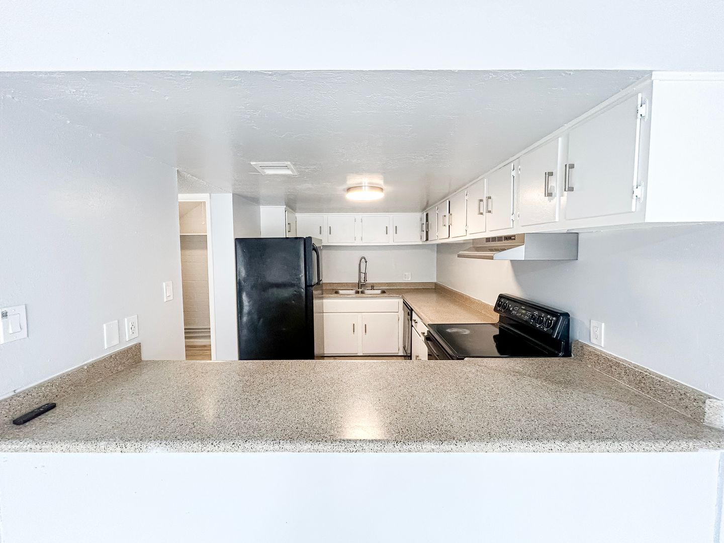 Representative apartment kitchen at Villa Serena.