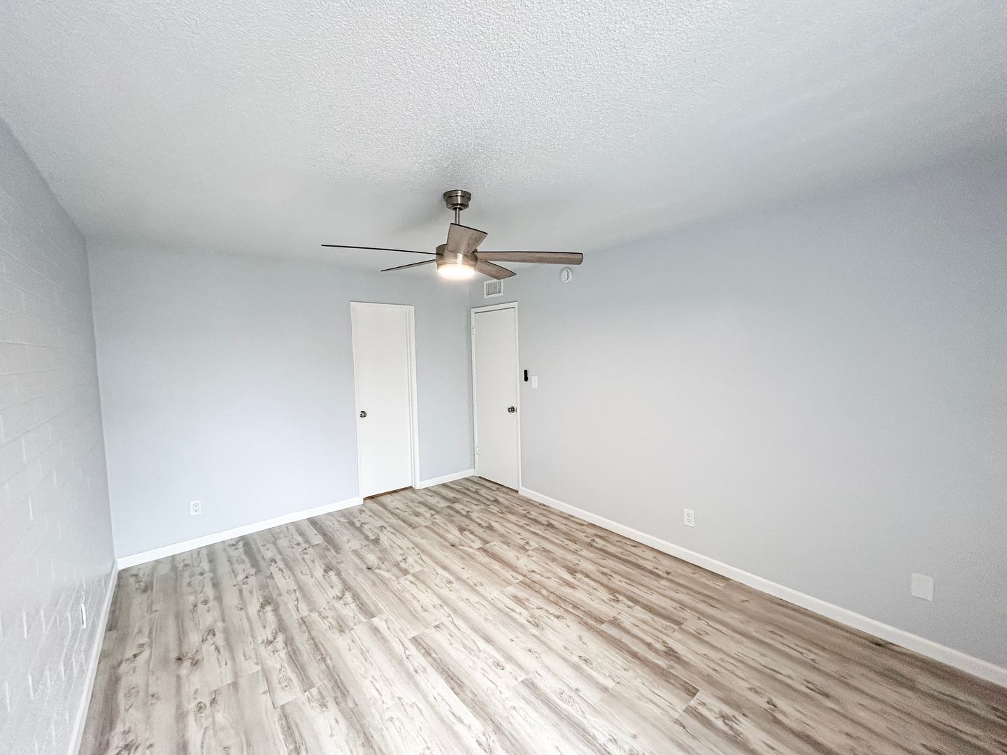 Representative unfurnished bedroom at Villa Serena.