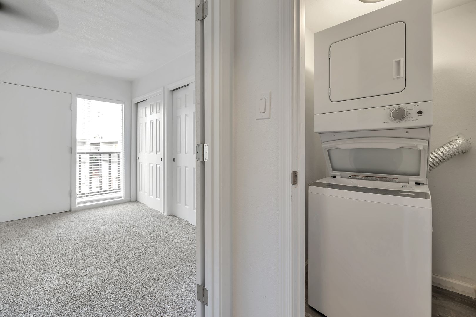 Representative unfurnished bedroom at The Spot.