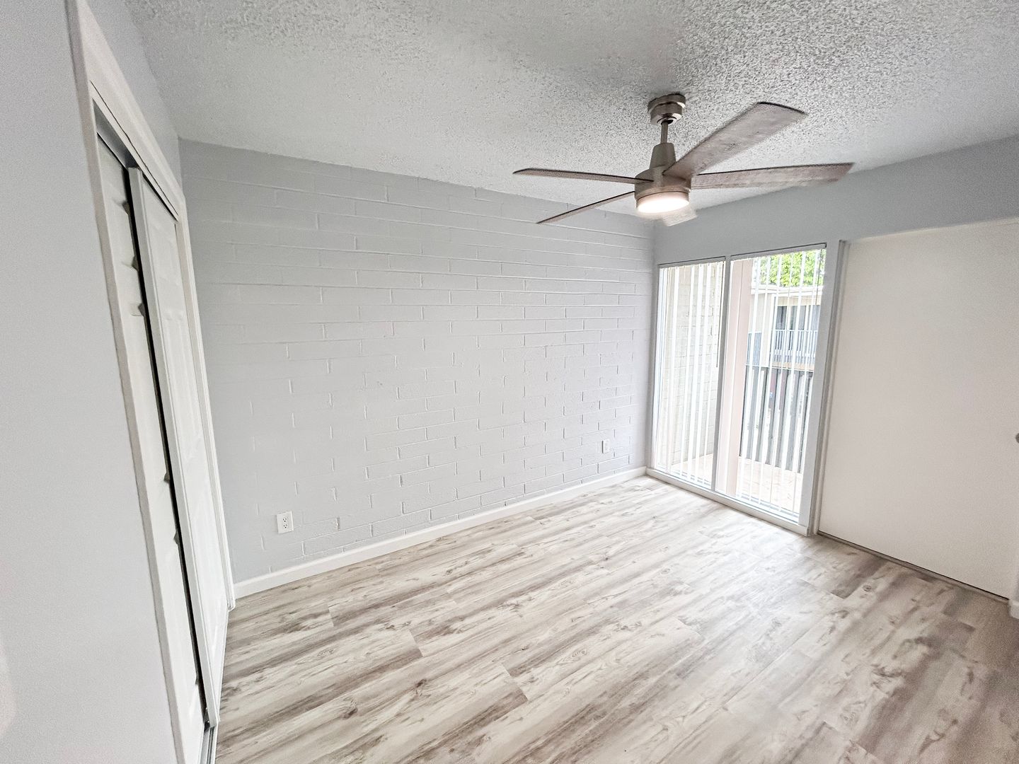 Representative unfurnished bedroom at Villa Serena.