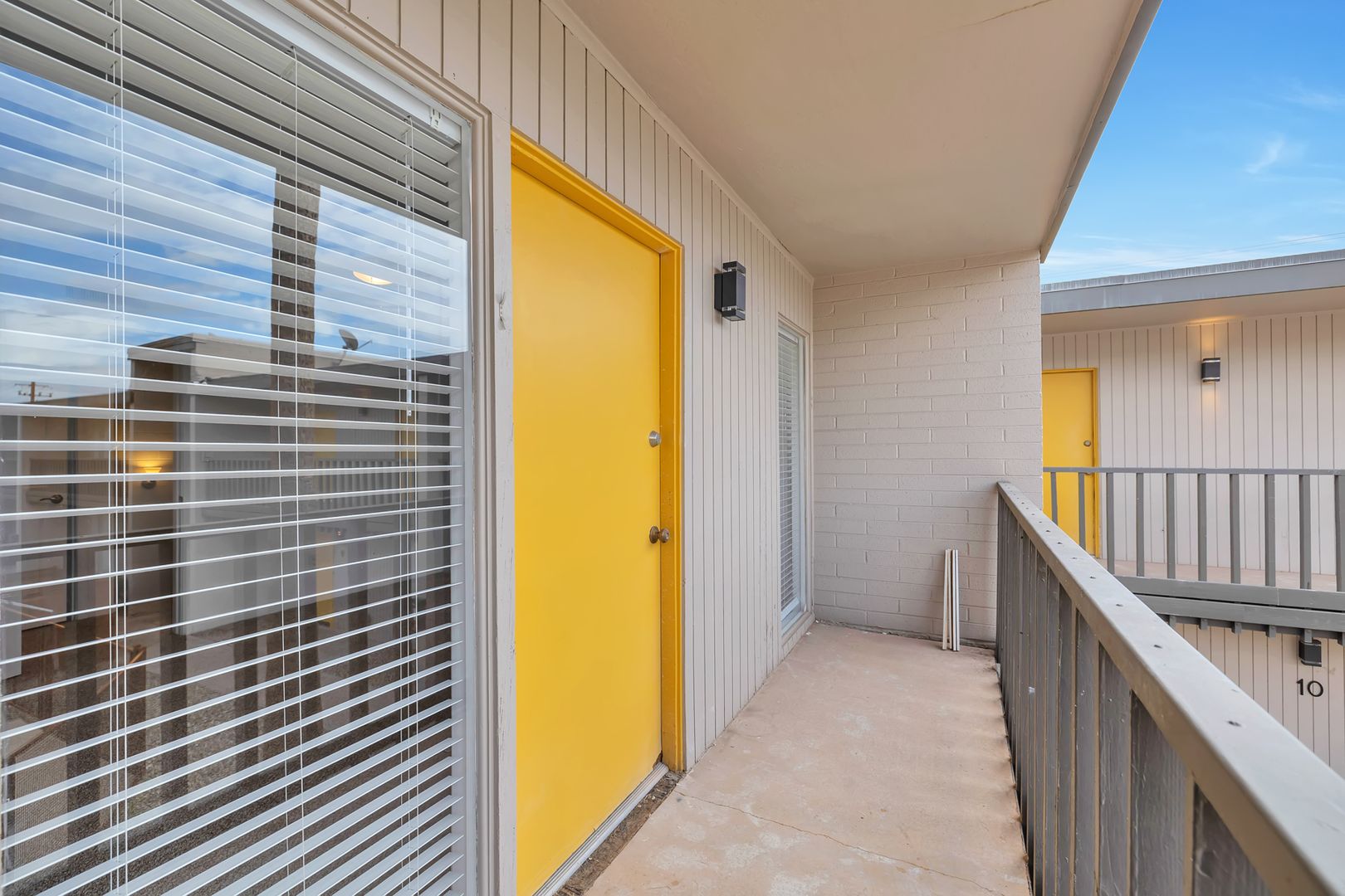 Representative balcony or patio at The Spot.
