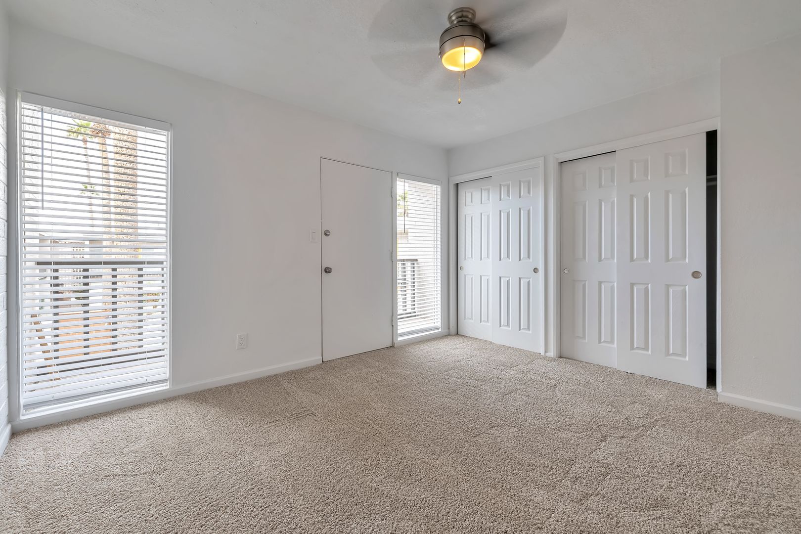 Representative unfurnished bedroom at The Spot.