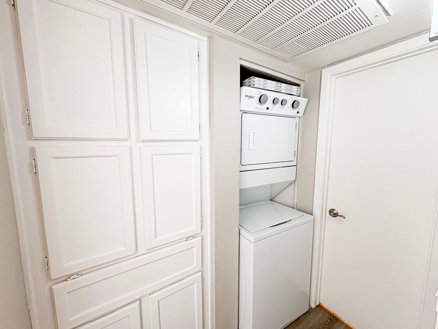 In-home laundry area at Maryland Court.