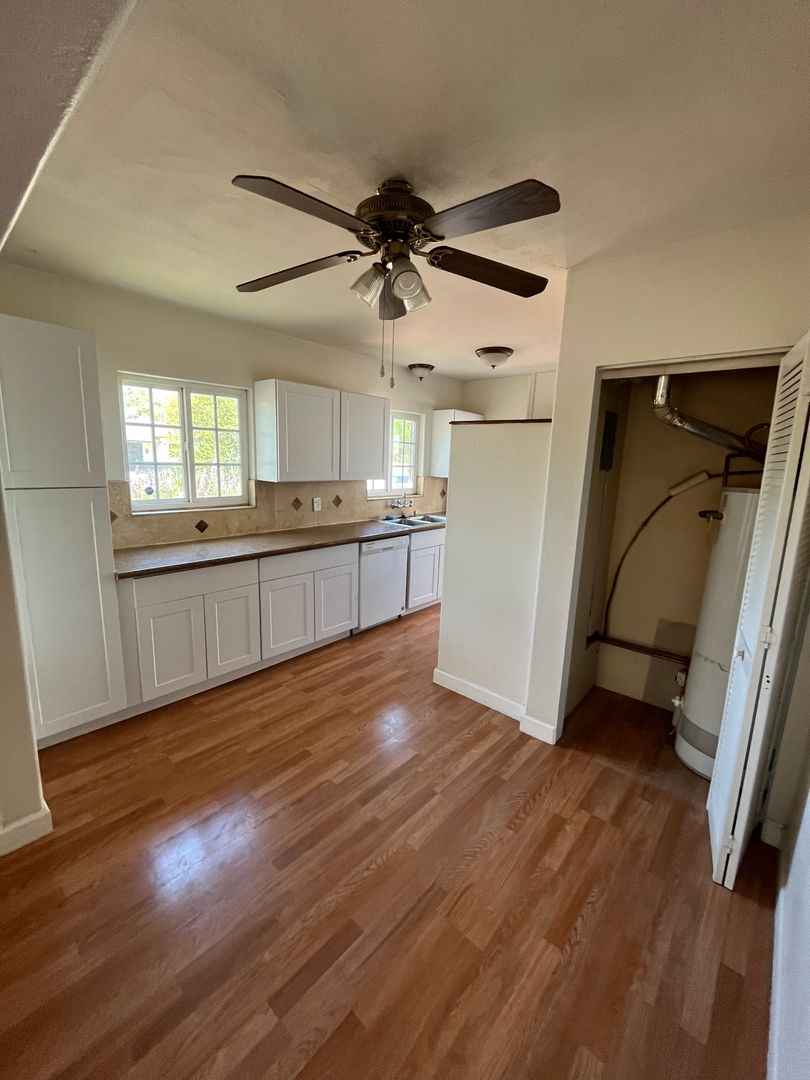 Unfurnished apartment interior at San Juan Apartments.