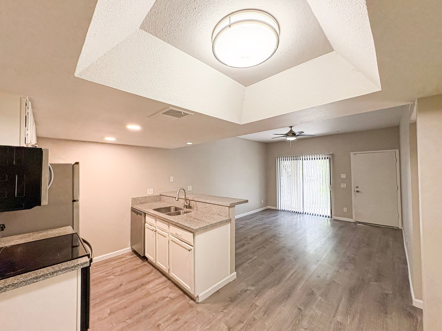 Apartment kitchen at Maryland Court.