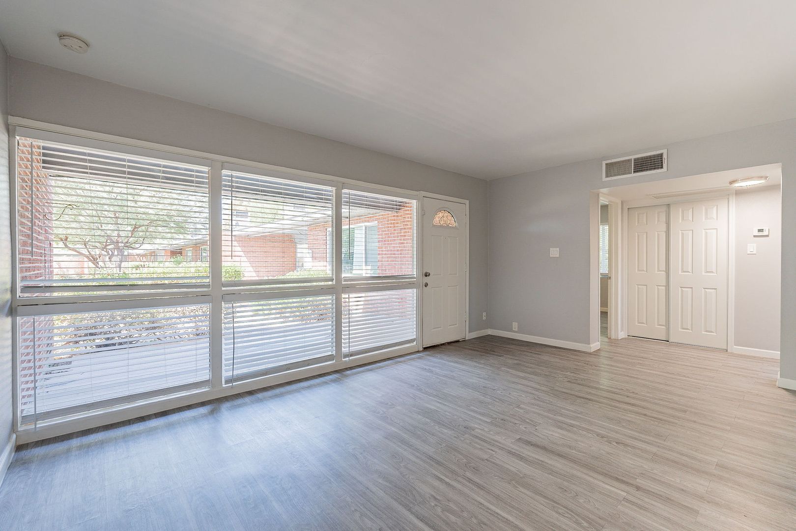 Unfurnished apartment interior at 301 Courtyard Living.