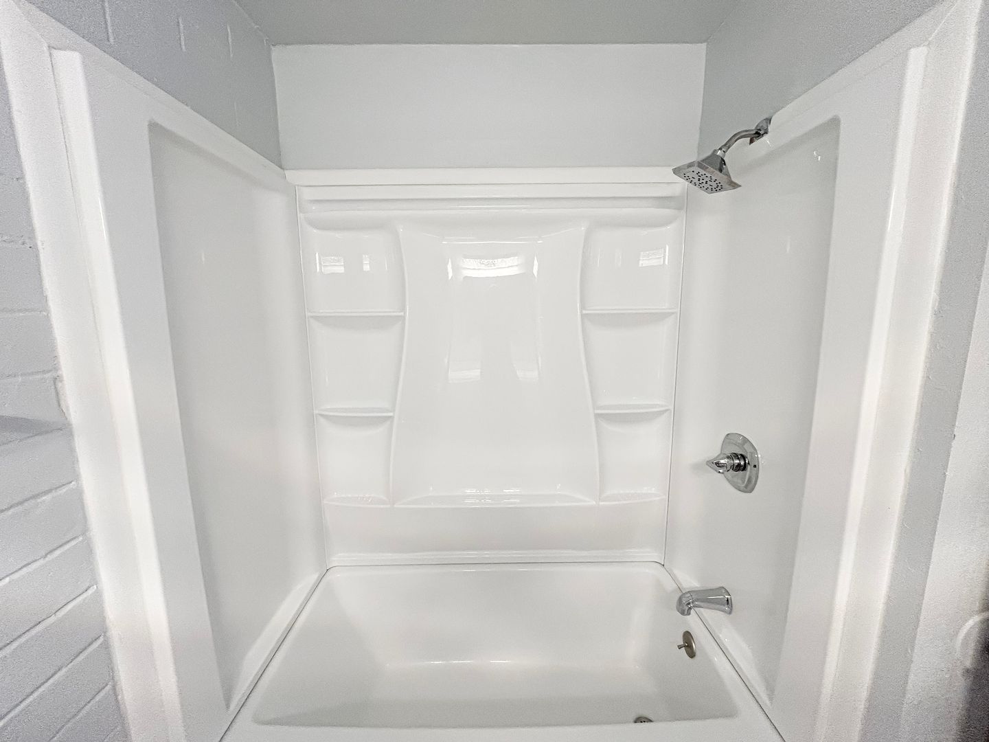 Representative apartment bathroom at Villa Serena.