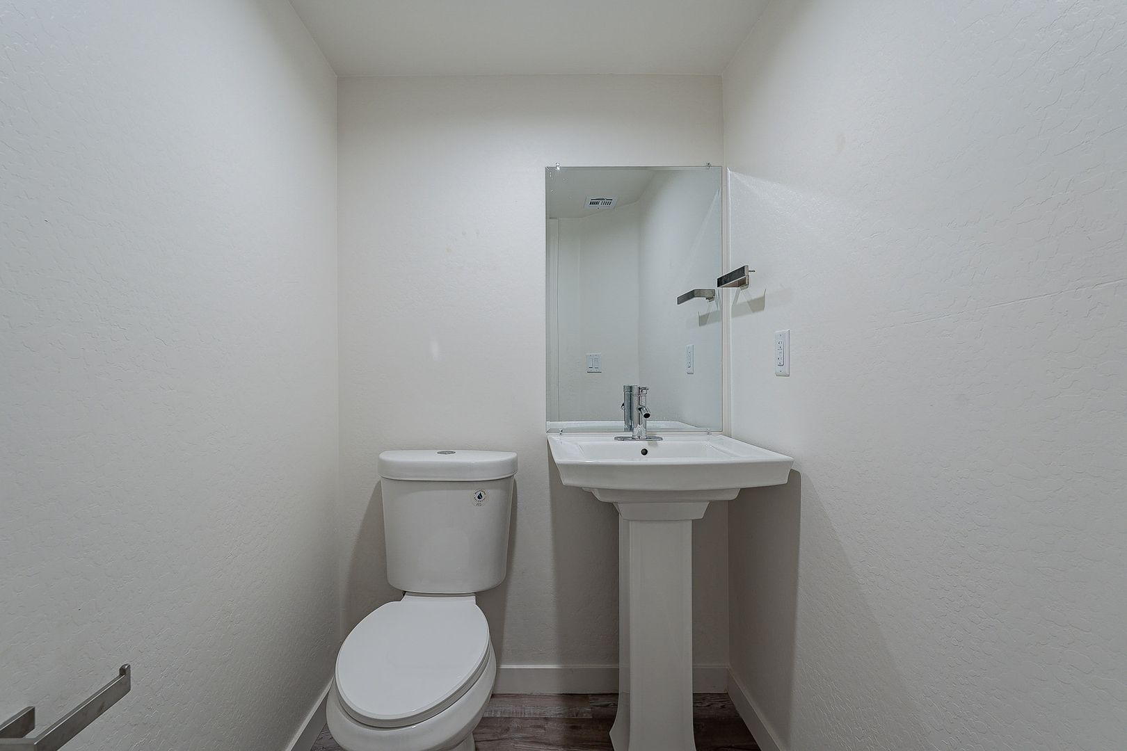 Apartment bathroom — representative home at La Vie.