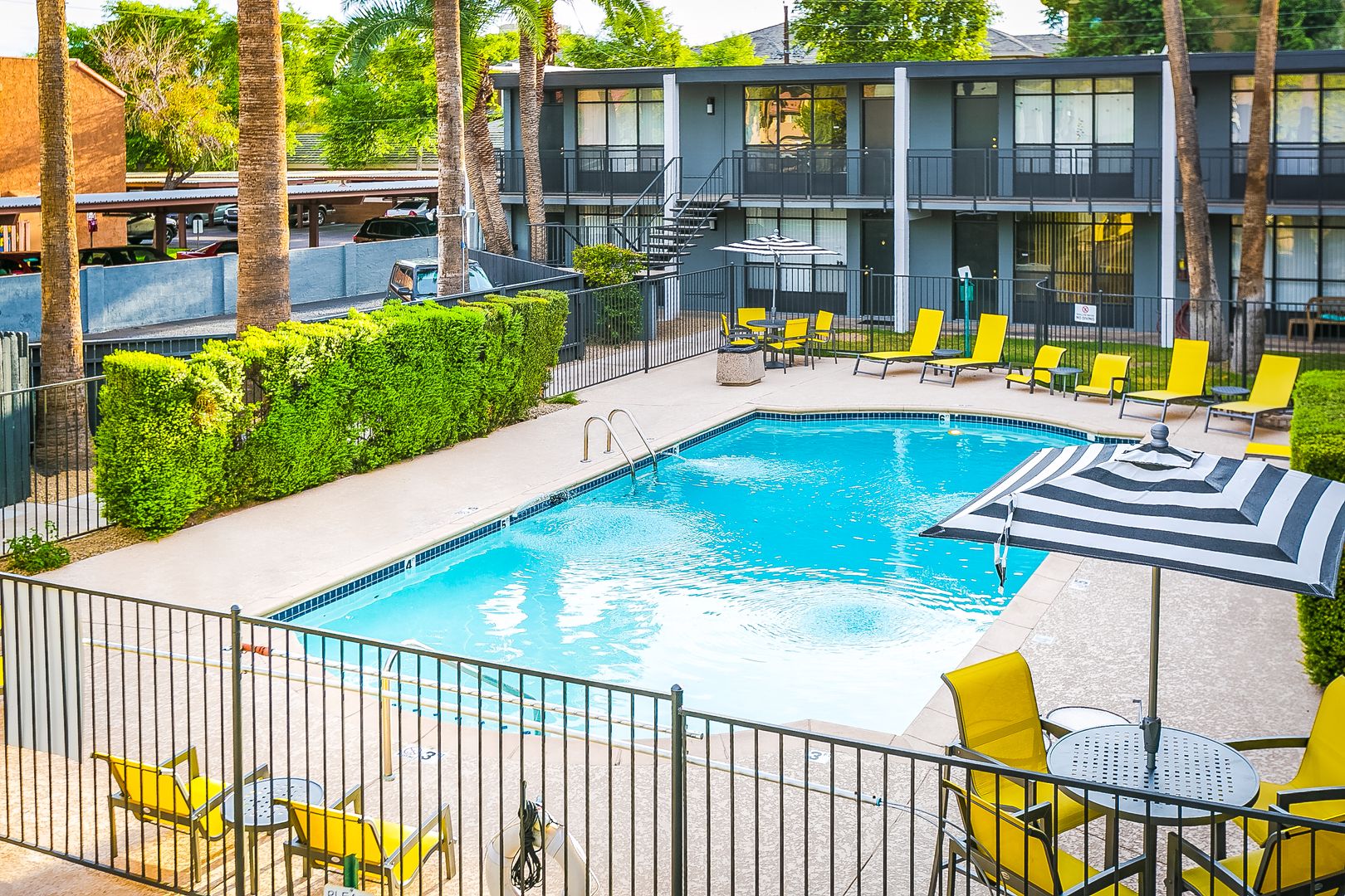 Pool and poolside area at The Marlowe.