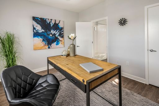 Work or study area shown — representative home at Halcyon on Cheery Lynn.