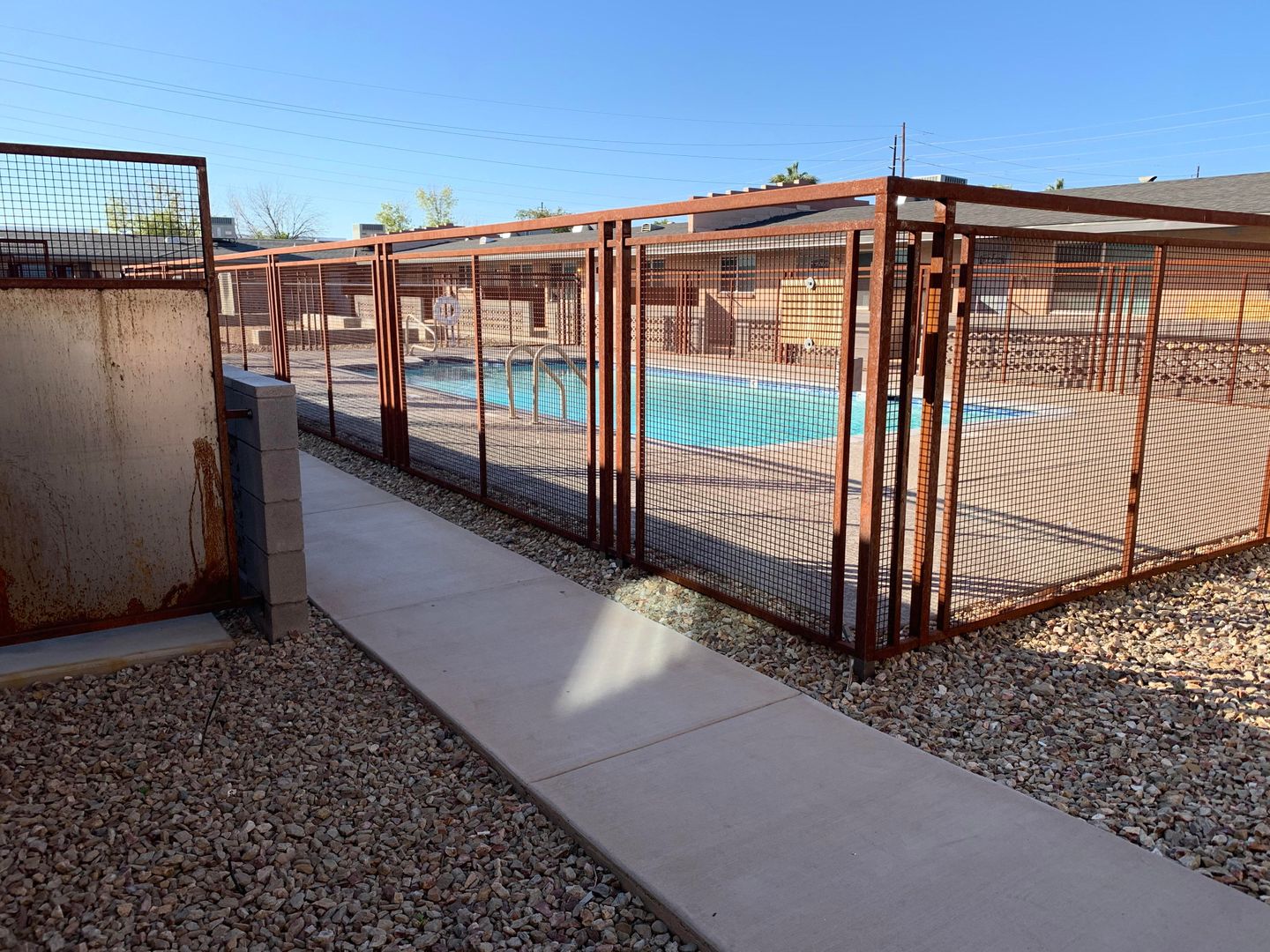 Pool and poolside area at La Vie.