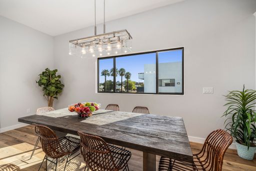 Furnished dining area shown — representative home at Halcyon on Cheery Lynn.