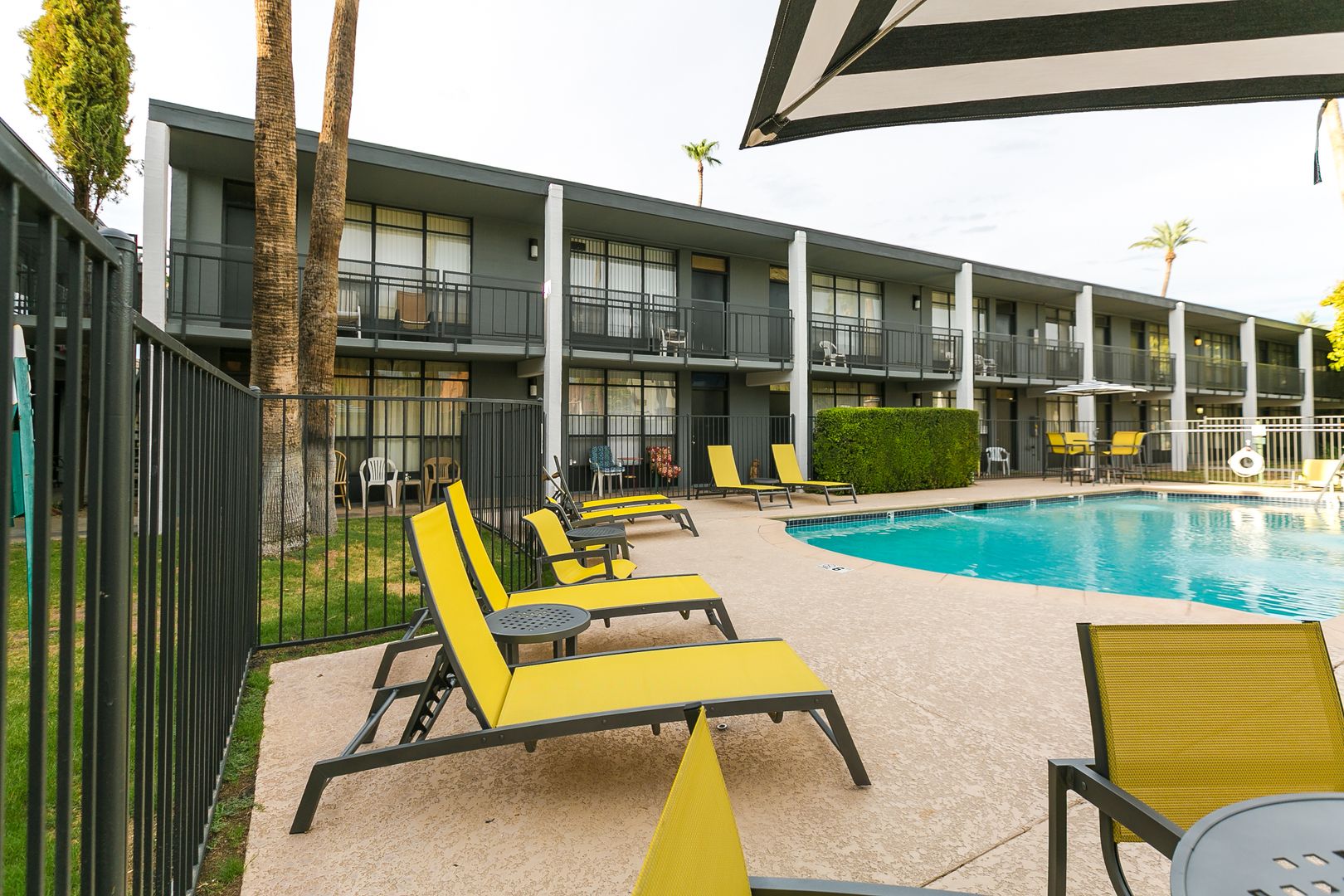 Pool and poolside area at The Marlowe.