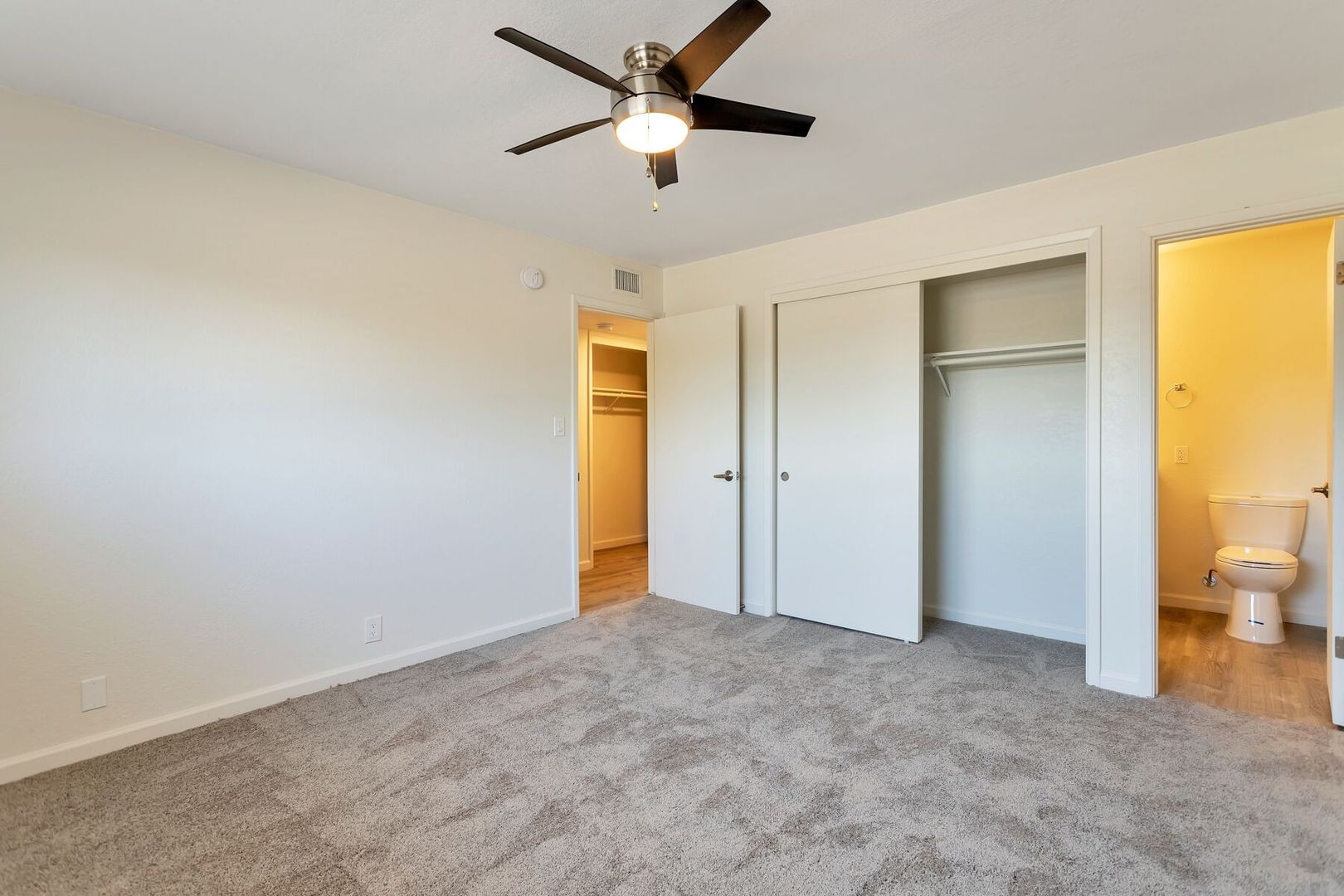 Representative unfurnished bedroom at Edge Apartments.