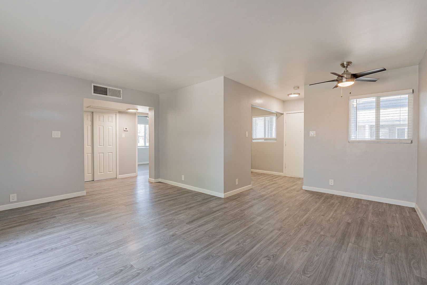 Unfurnished apartment interior at 301 Courtyard Living.