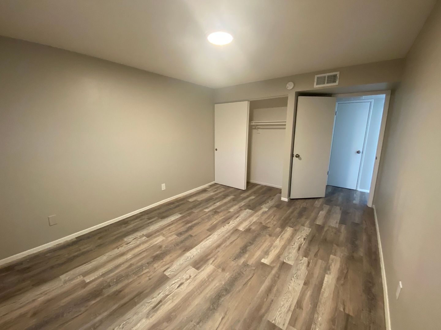 Representative unfurnished apartment interior at Devonshire Apartments at 2414.
