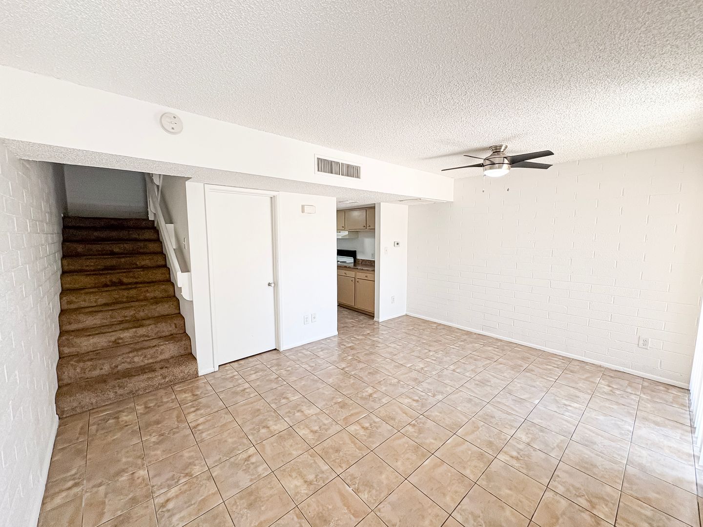 Representative unfurnished apartment interior at Villa Serena.