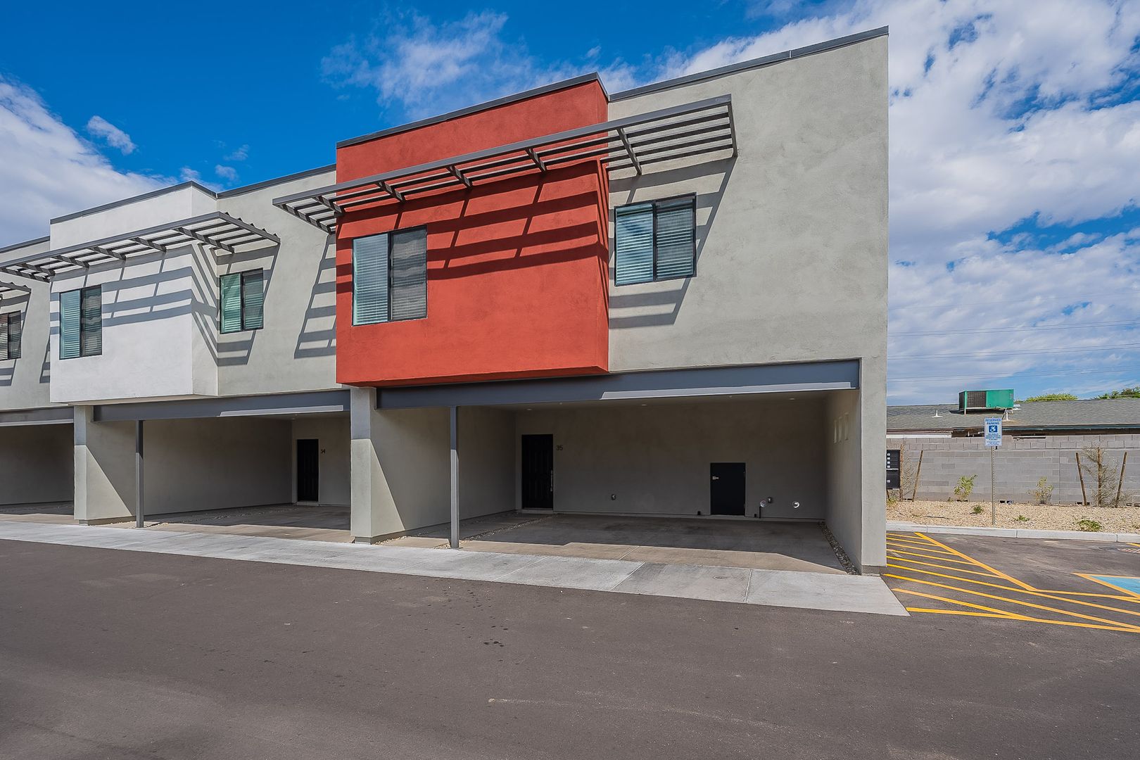 Building exterior at La Vie.