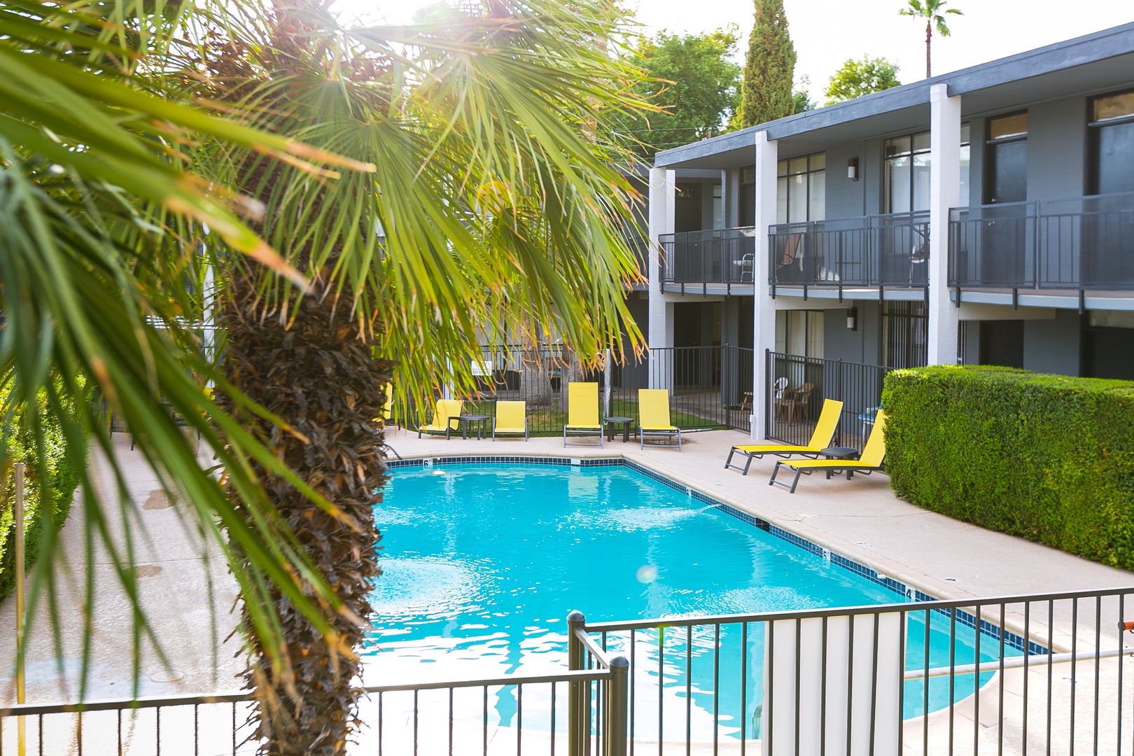 Pool and poolside area at The Marlowe.