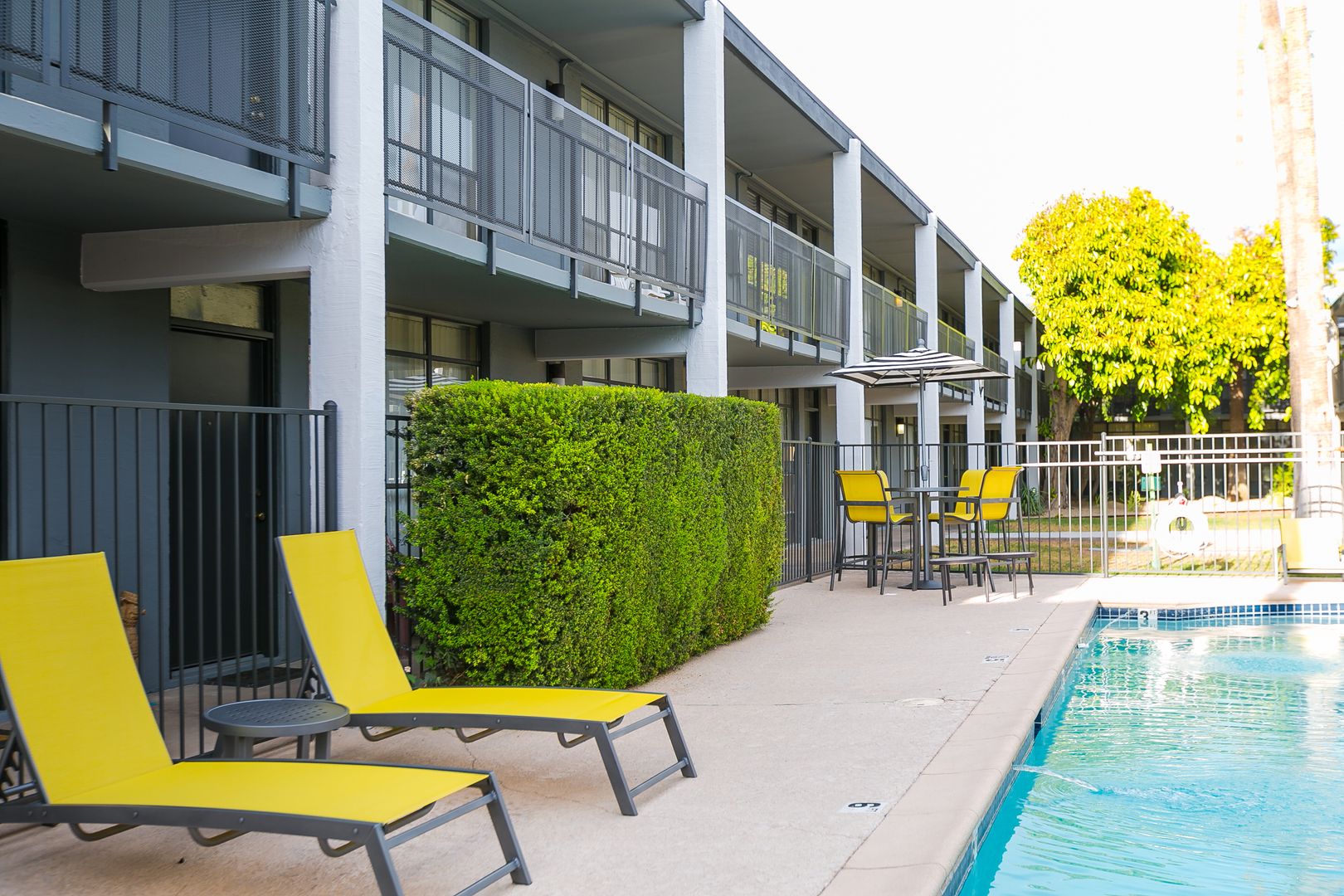 Pool and poolside area at The Marlowe.