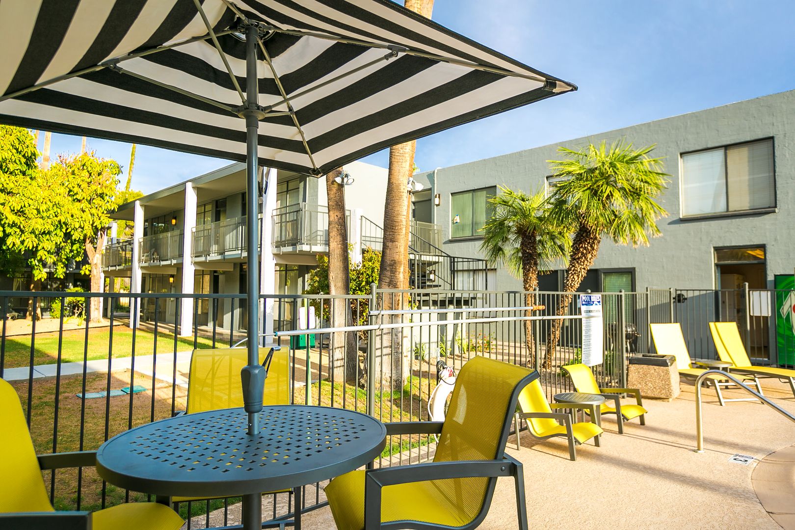 Shared outdoor space at The Marlowe.