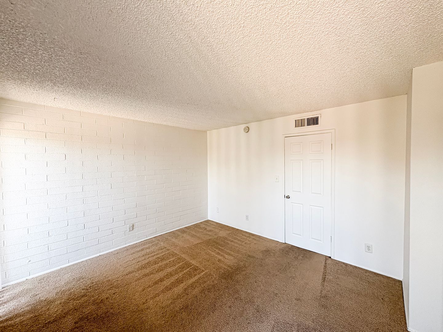 Representative unfurnished bedroom at Villa Serena.
