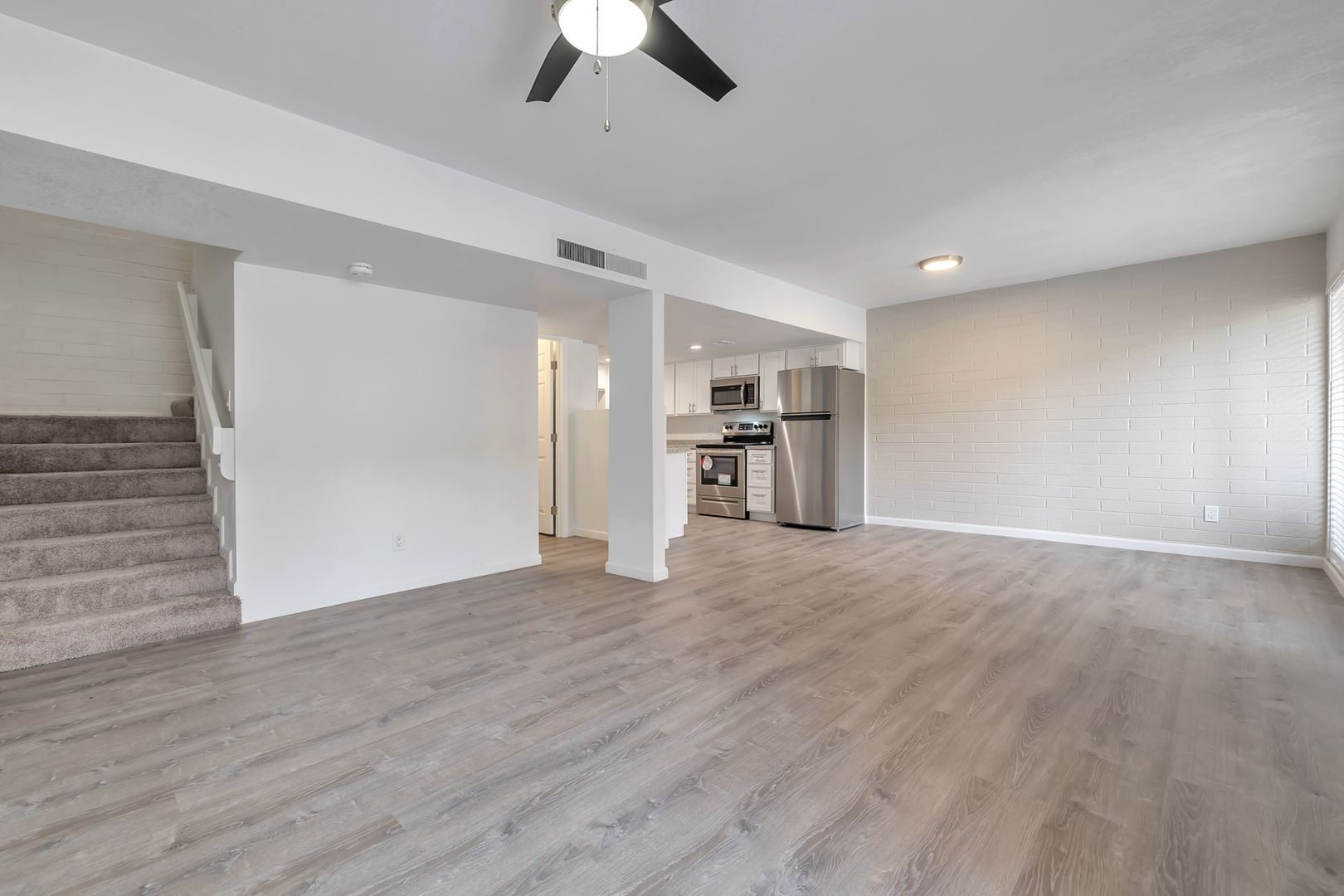 Representative unfurnished apartment interior at The Spot.