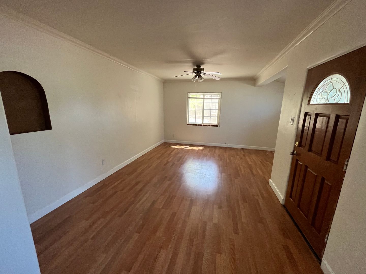 Unfurnished apartment interior at San Juan Apartments.